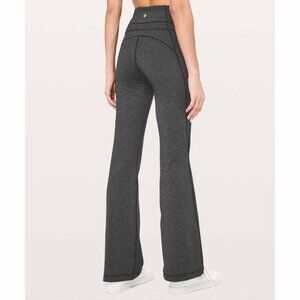 Lululemon Groove Pant Flare *Full-On Luxtreme 30” Heathered Black/Gray | 12